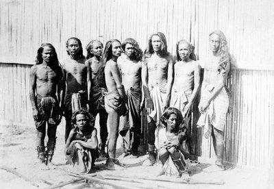 Dacoits capturés dans la jungle de Ye U, vers 1880 - Felice Beato